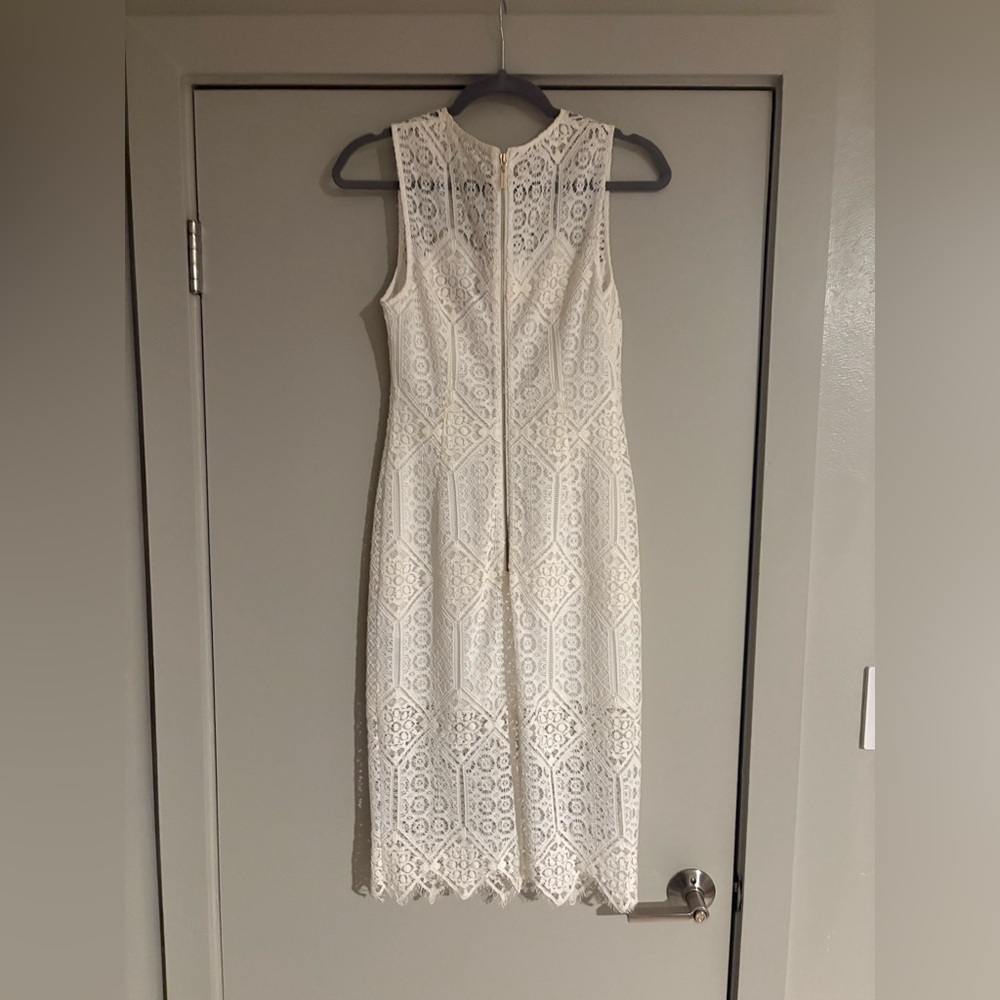 Marciano Ivory Lace Midi Dress